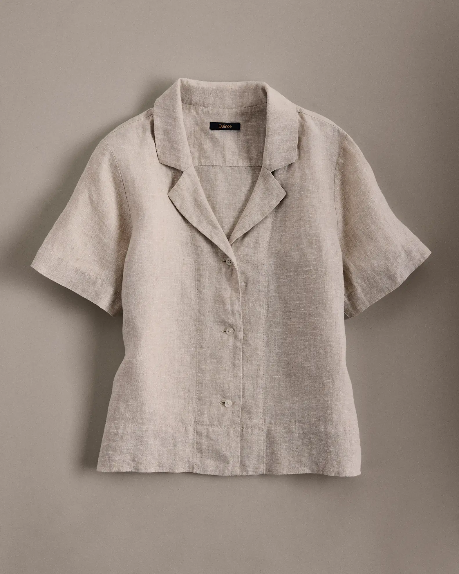 100% European Linen Short Sleeve Shirt