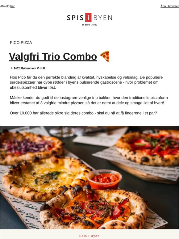 Nyt på Niche: Pico Pizza - Trio Combo 🍕