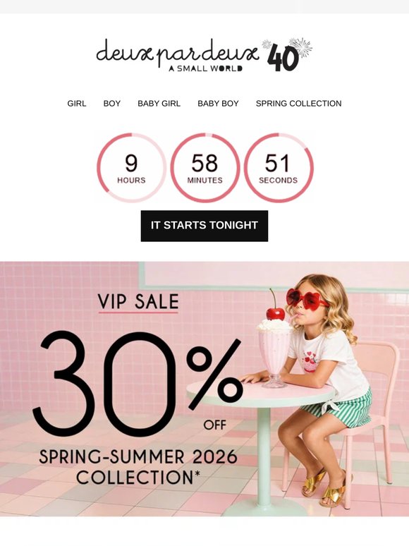 🚨 30% VIP starts tonight 📱 In-app early access