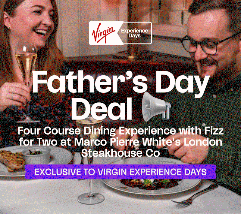 Four Course Dining Experience with Fizz for Two at Marco Pierre White's London Steakhouse Co