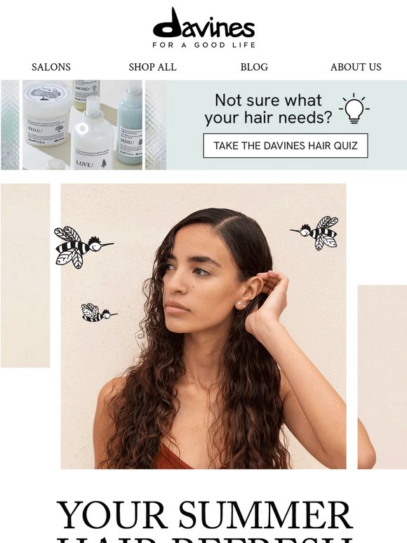 Your summer hair refresh ☀️