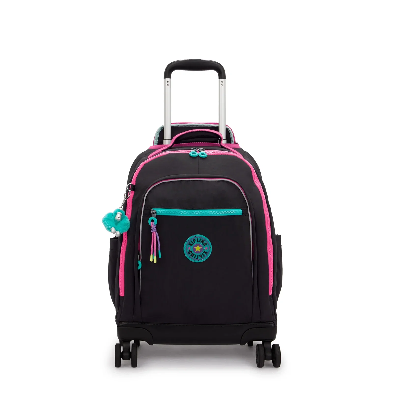New Zea 15" Laptop Rolling Backpack-Black Fun C