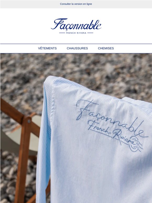 La chemise bleue
