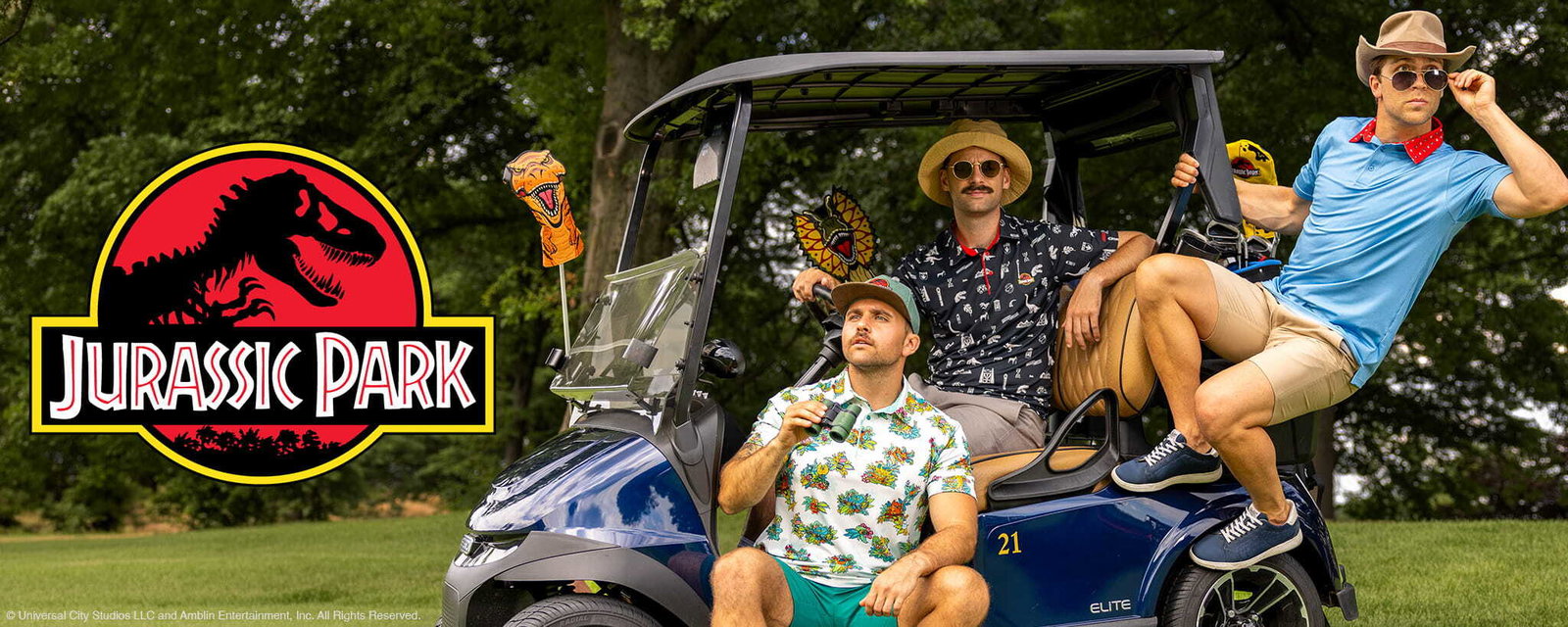 Jurassic Park Golf Gear