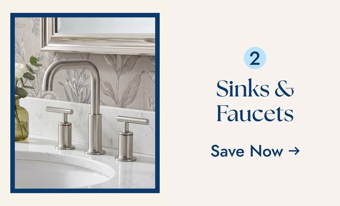 Save on Sinks & Faucets