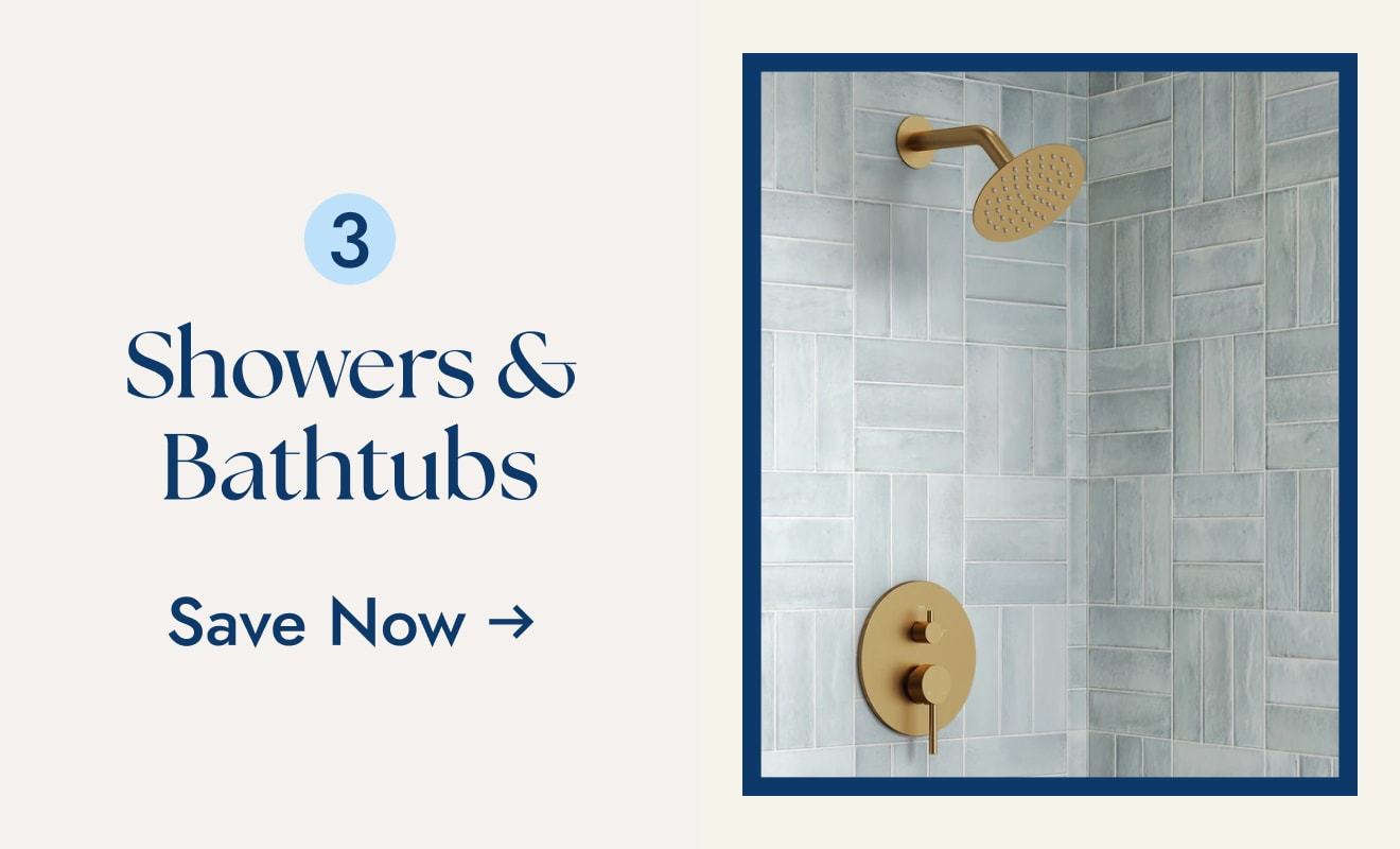 Save on Showers & Bathtubs
