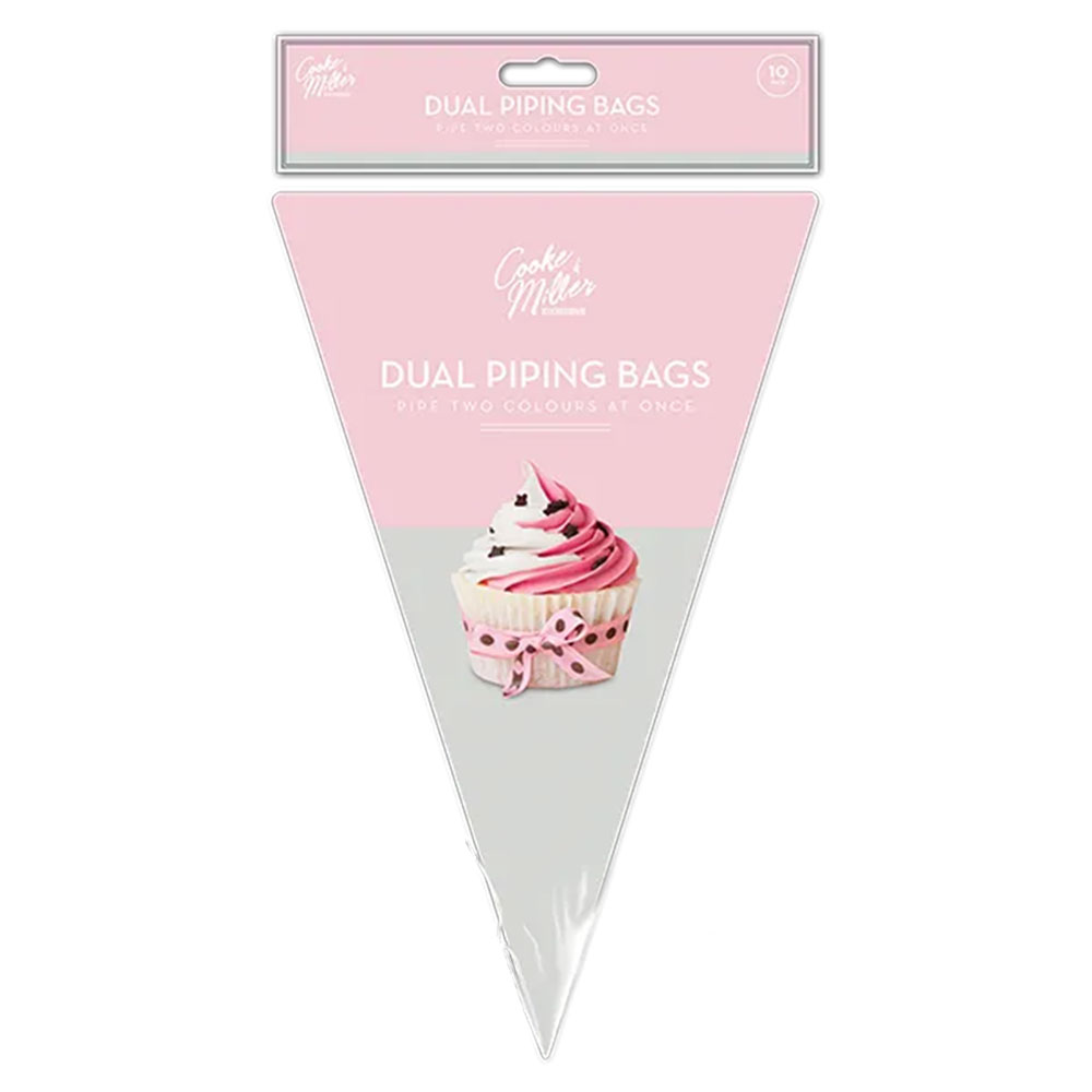 Cooke & Miller Dual Icing Bags - 20 Pack - £3.99 delivered