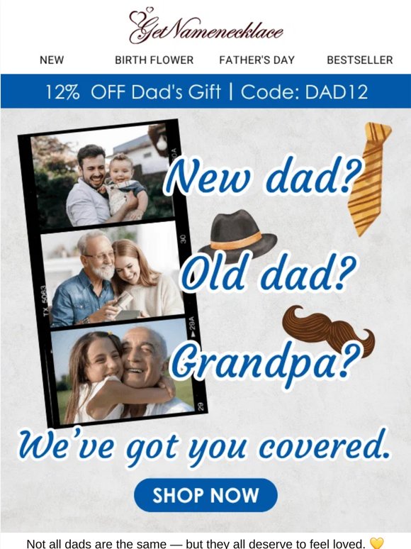 All dads deserve joy! Great picks for new dad, grandpa & more