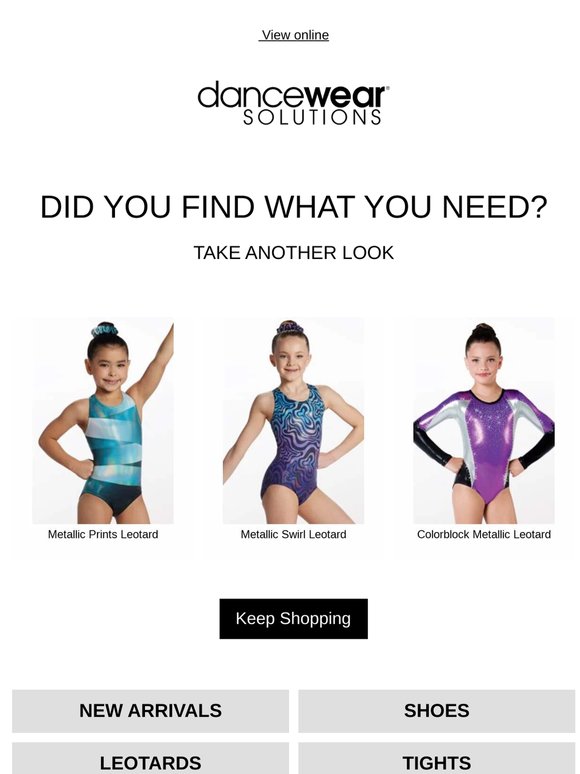 Still interested? Get the dancewear you need now