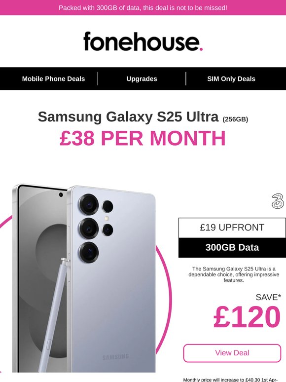 Don't miss this deal on the Samsung Galaxy S25 Ultra!📢