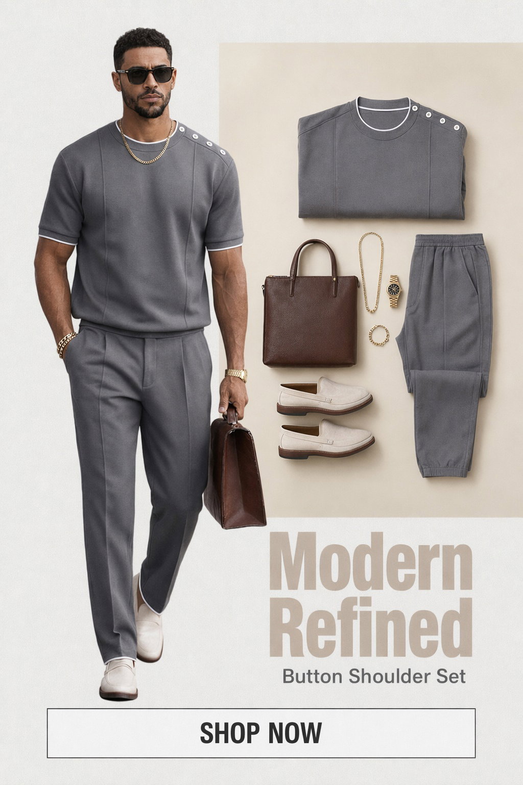 smart-casual-front-seam-t-shirt-pants-set