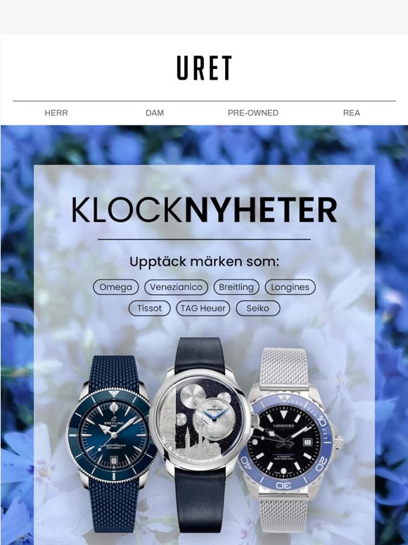 Säsongens klocknyheter är här 🌻