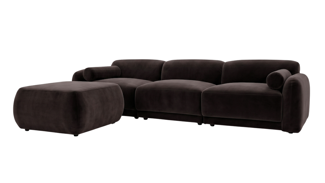 Vornell 4 Seater Performance Modular Chaise Sofa