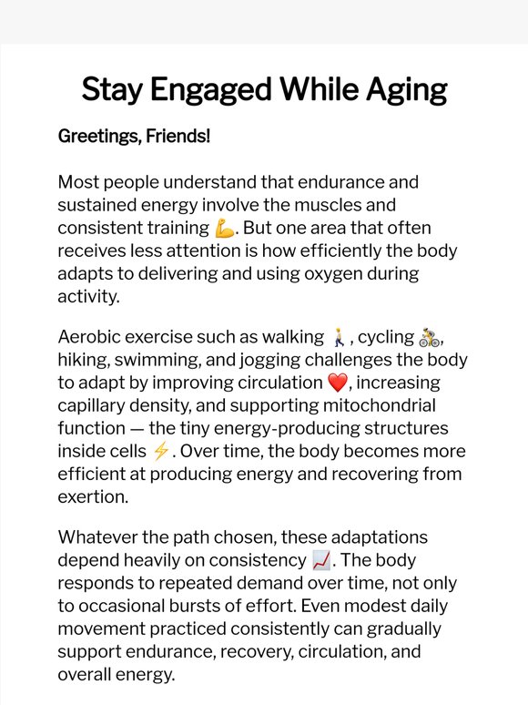 How To Stay Engaged As We Age? 🌿