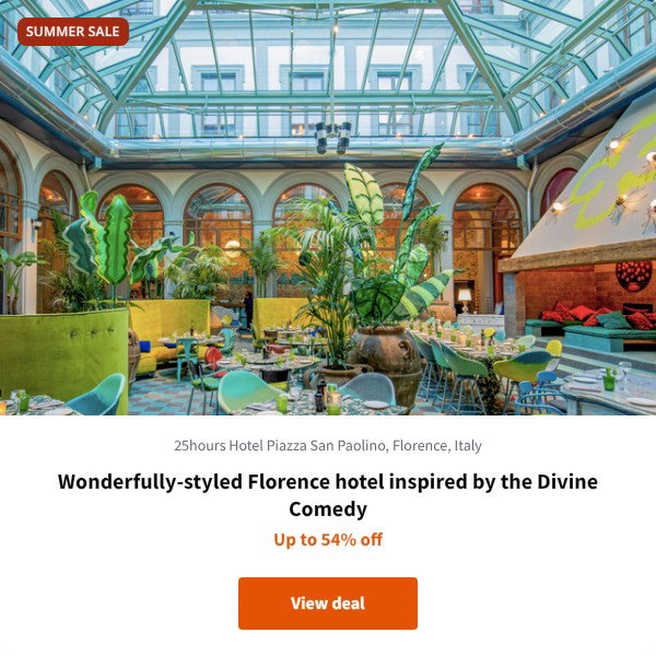 Wonderfully-styled Florence hotel inspired by the Divine Comedy