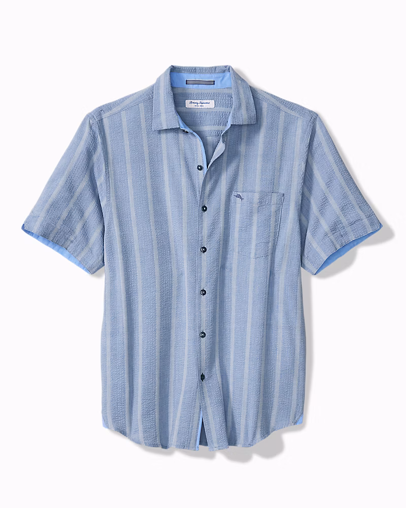 Image of Nova Wave Cotton-Blend Short-Sleeve Shirt