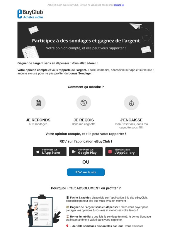 💬 Donnez votre avis & faites grimper votre cagnotte
