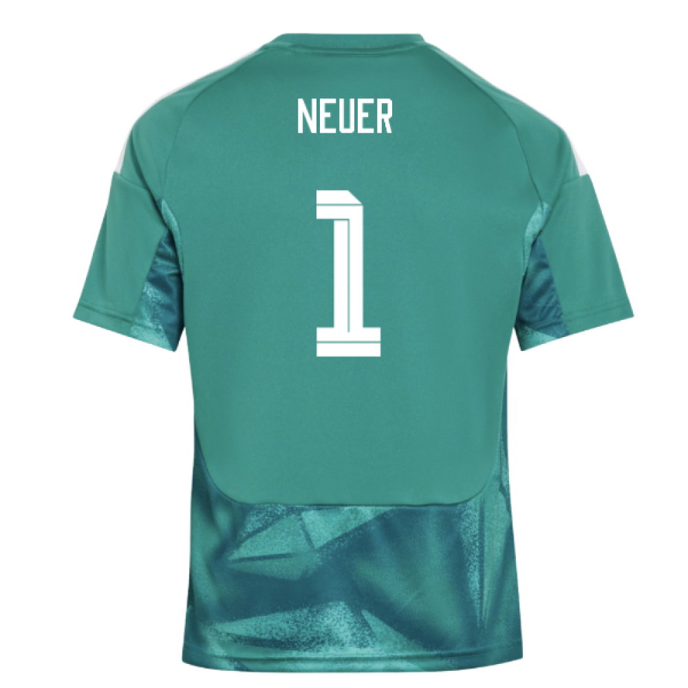 Image of 2026-2027 Germany Home Goalkeeper Shirt (Active Green) - Kids (Neuer 1)