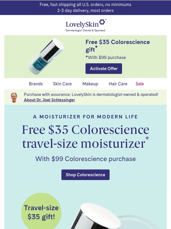 $35 Colorescience Barrier Pro Moisturizer to calm stressed skin