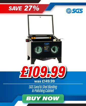 SGS Shot & Sand Blasting & Polishing Cabinet