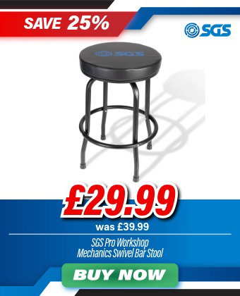SGS Workshop Mechanics Swivel Bar Stool