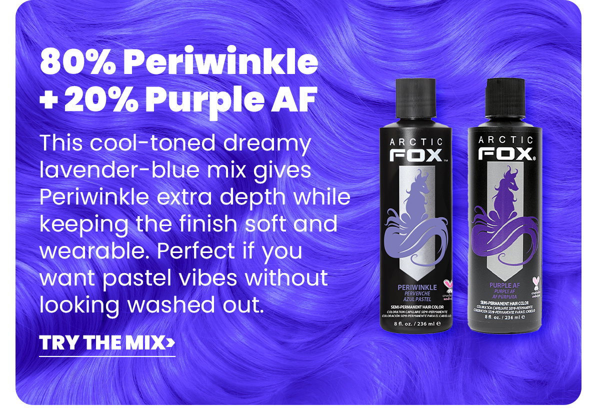 Periwinkle + Purple AF