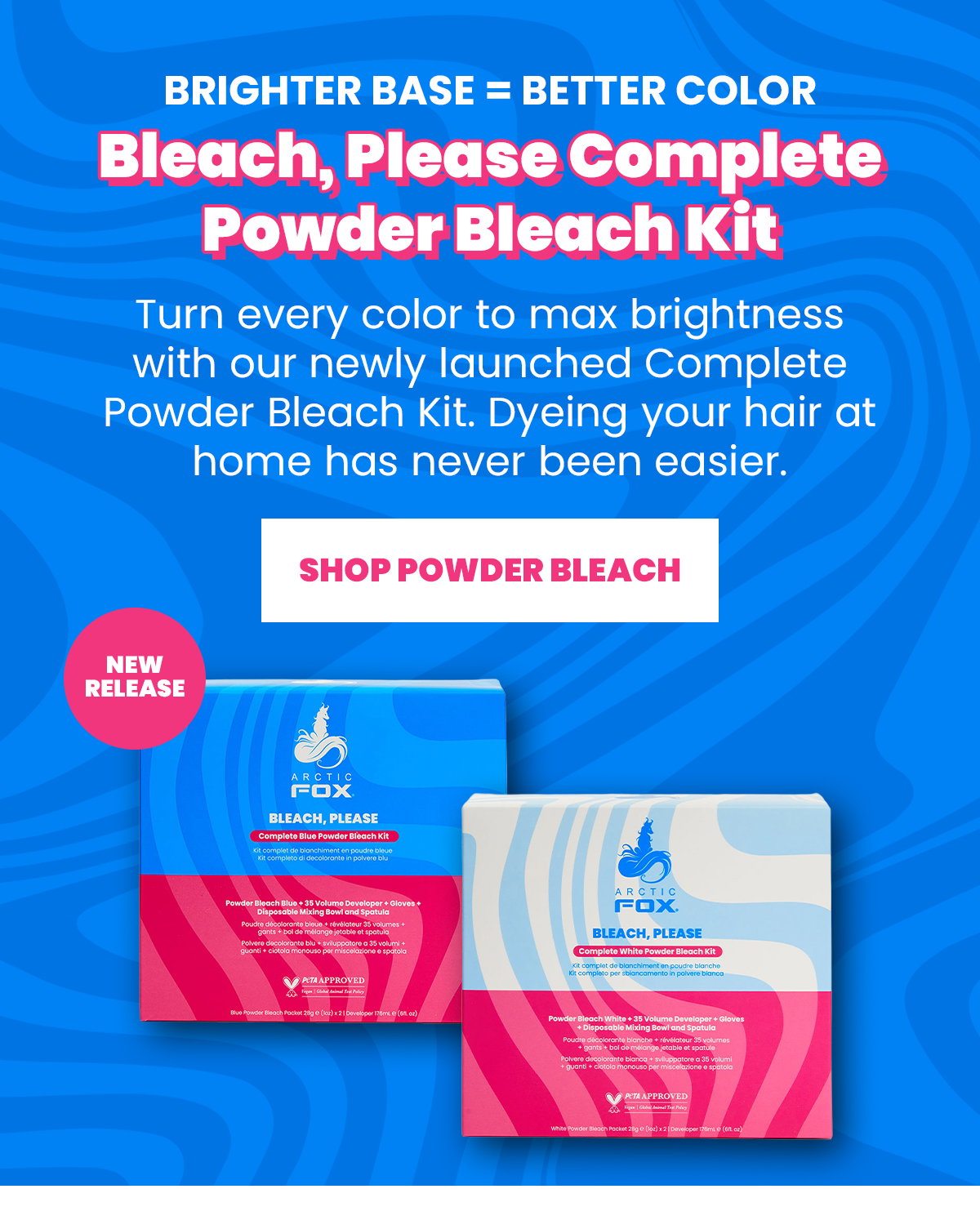 NEW Bleach, Please Complete Powder Bleach Kit