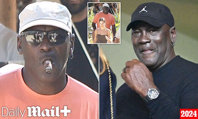 Michael Jordan's body transformation revealed: Insiders spill secrets to his shredded-pecs overhaul after health fears... as he swaggers around Spain with glam wife Yvette