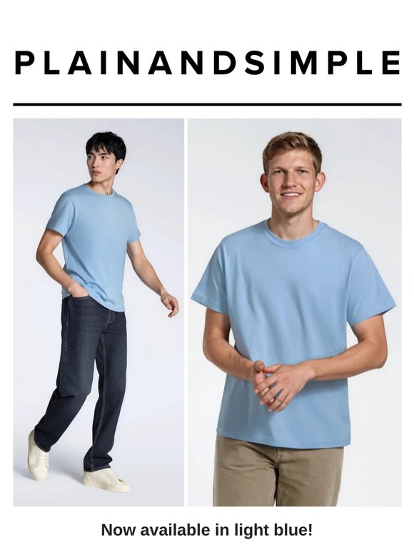 NOW AVAILABLE: LIGHT BLUE