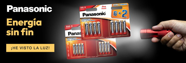 Pilas Panasonic sin fin