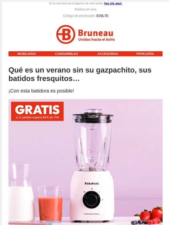 Batidos, gazpacho, café helado... este regalo es perfecto.