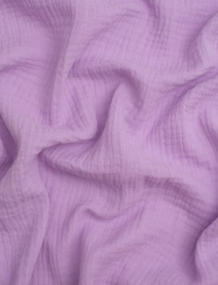 Minerva Core Range Cotton Double Gauze Fabric Lilac