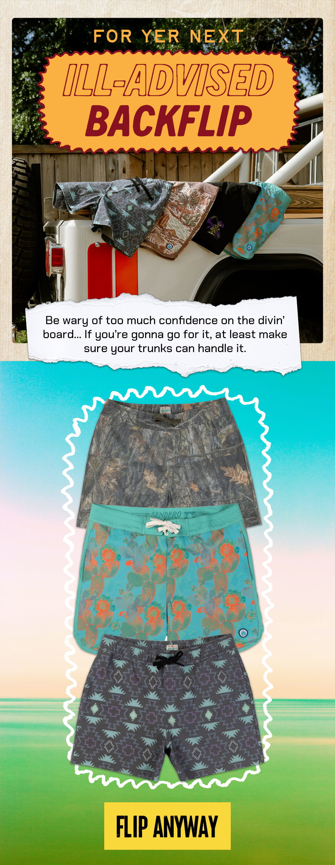Men's Shorts and Swimwear