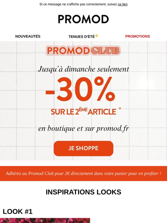 🎁1 acheté = le 2ème à -30% !