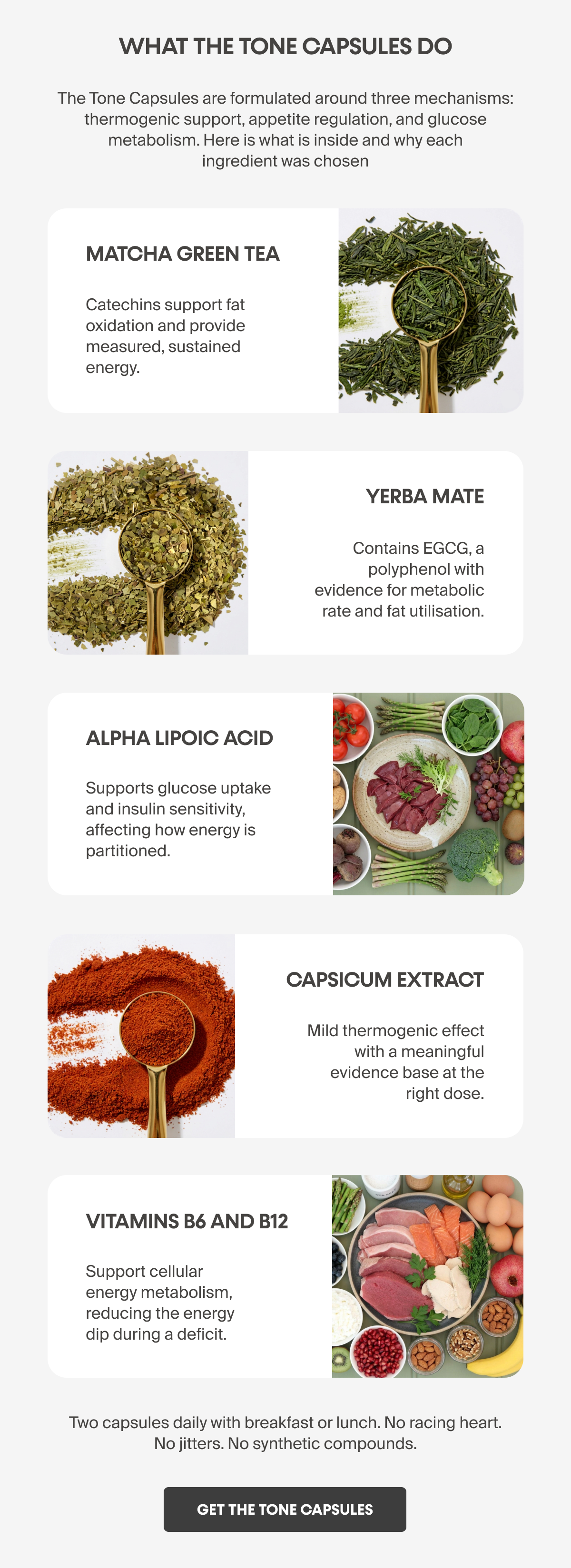 WHAT THE TONE CAPSULES DO