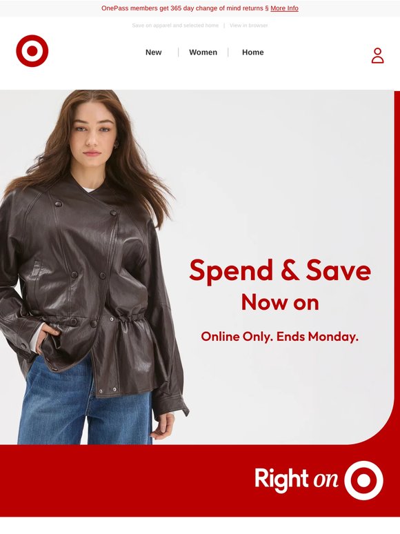 Spend & Save Now on - Online Only