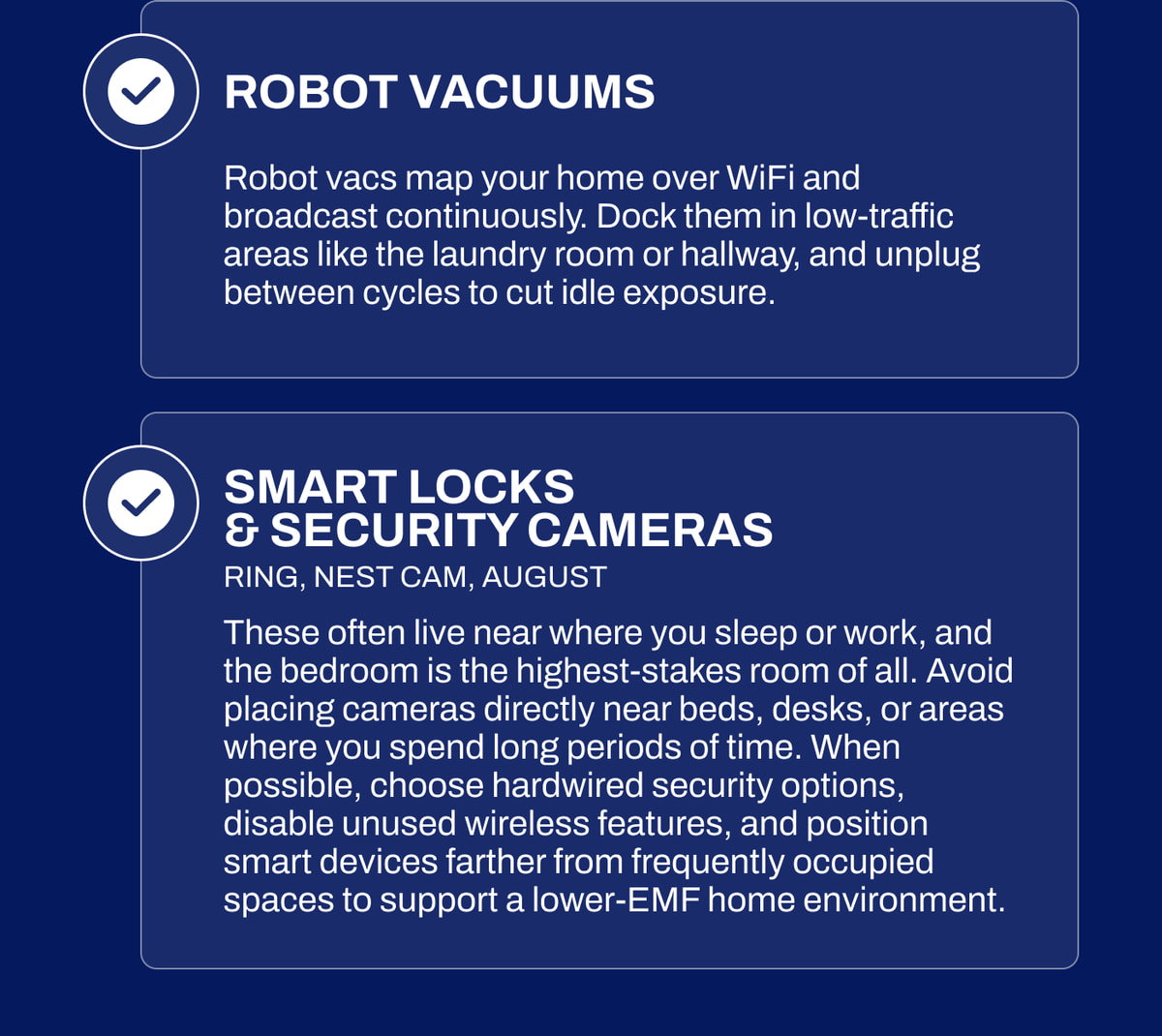 ROBOT VACUUMS & SMART LOCKS & SECURITY CAMERA