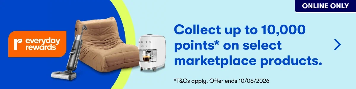 Collect up to 10,000 points* on select marketplace products | T&Cs Apply. Offer Ends 10/06/26