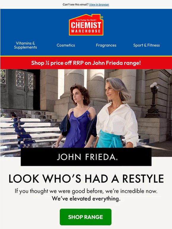 John Frieda has upgraded, now even better✨