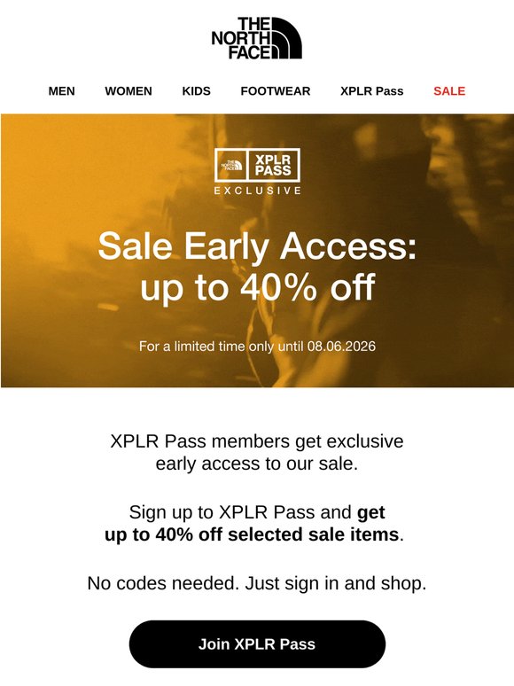 Sale Early Access up to 40% off!