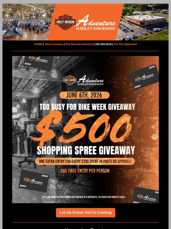 Too Busy for Bike Week? We’ve Got You Covered!