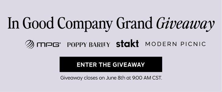 In Good Company Grand Giveaway