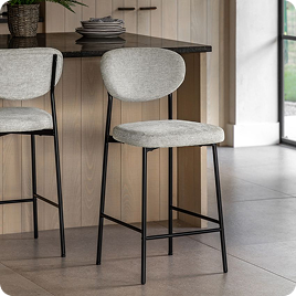 Kalmar Stool in Natural, Set of 2