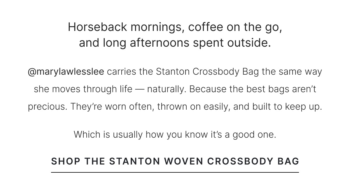 Horseback Morning, Coffee On the Go & Long Afternoons Spent Outside >