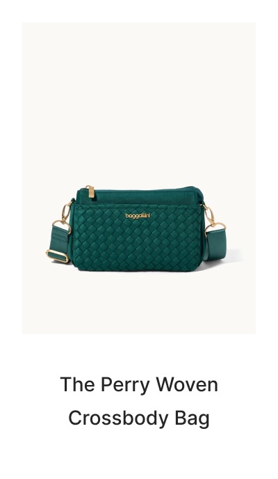 The Perry Woven Crossbody Bag >