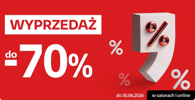 WYPRZEDAŻ do -70%!
