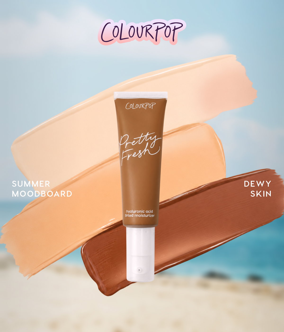 Summer Moodboard: Dewy Skin. Shop Pretty Fresh Tinted Moisturizer