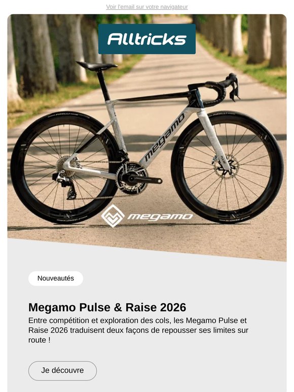 Megamo Pulse & Raise 2026 : choisissez votre terrain !