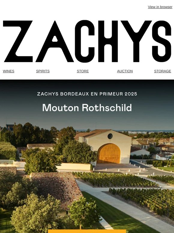 BREAKING: Mouton Rothschild 2025, One of the Top Wines of the Vintage