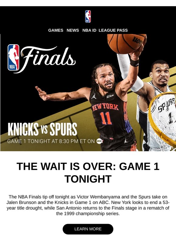 The 2026 NBA Finals Begin TONIGHT on ABC